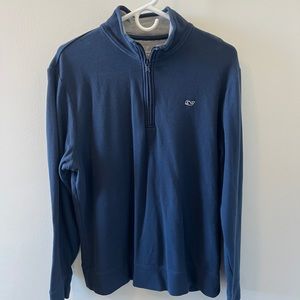 Vineyard Vines 1/4 zip Navy Blue Size M